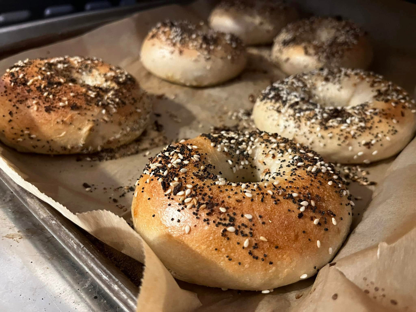 Sourdough Bagels
